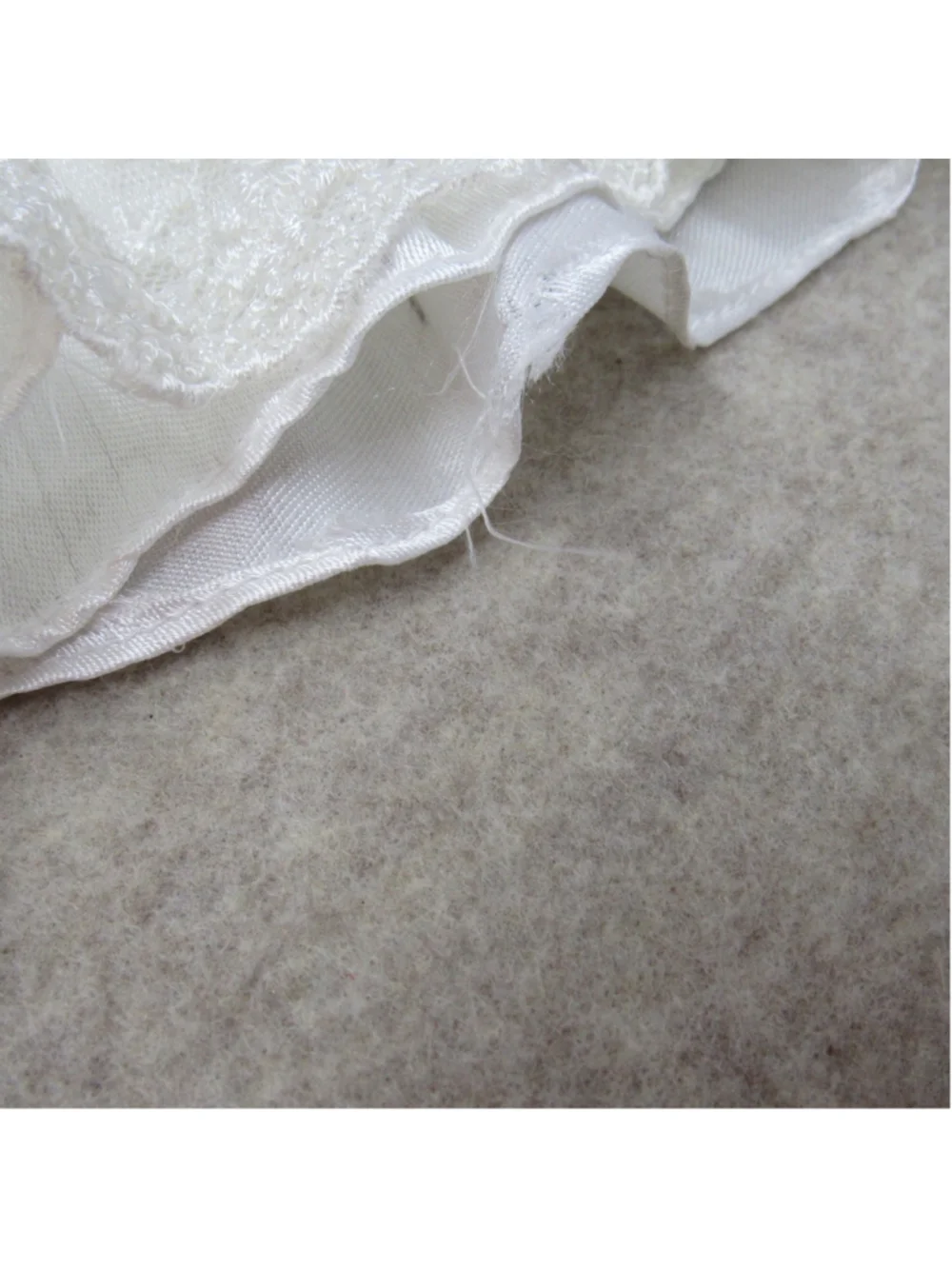 Vtg Lace Christening Gown Dress 23